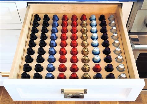 nespresso pod organizer|Nespresso Pod Drawer